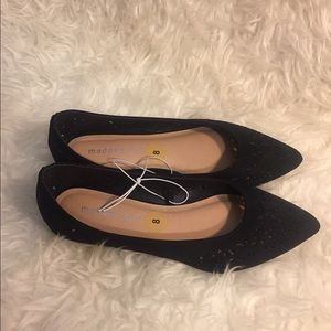Madden Girl Black Flats